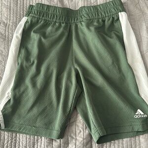 Adidas green shorts